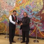TB with Advisor to Deputy Prime Minister Kh. Damdinsuren